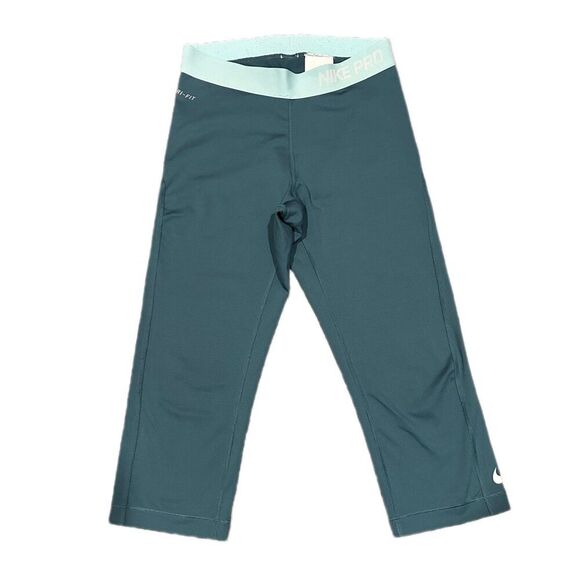 Nike Pants - Nike Pro Dri-Fit Small Teal Crop Legging
